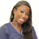 Pamela Osei is a dental nurse at Bupa Dental Care Manchester