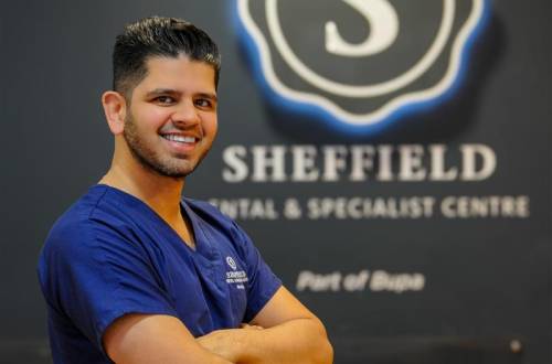 Headshot of Sohail Seedat, dentist at Sheffield Dental Centre